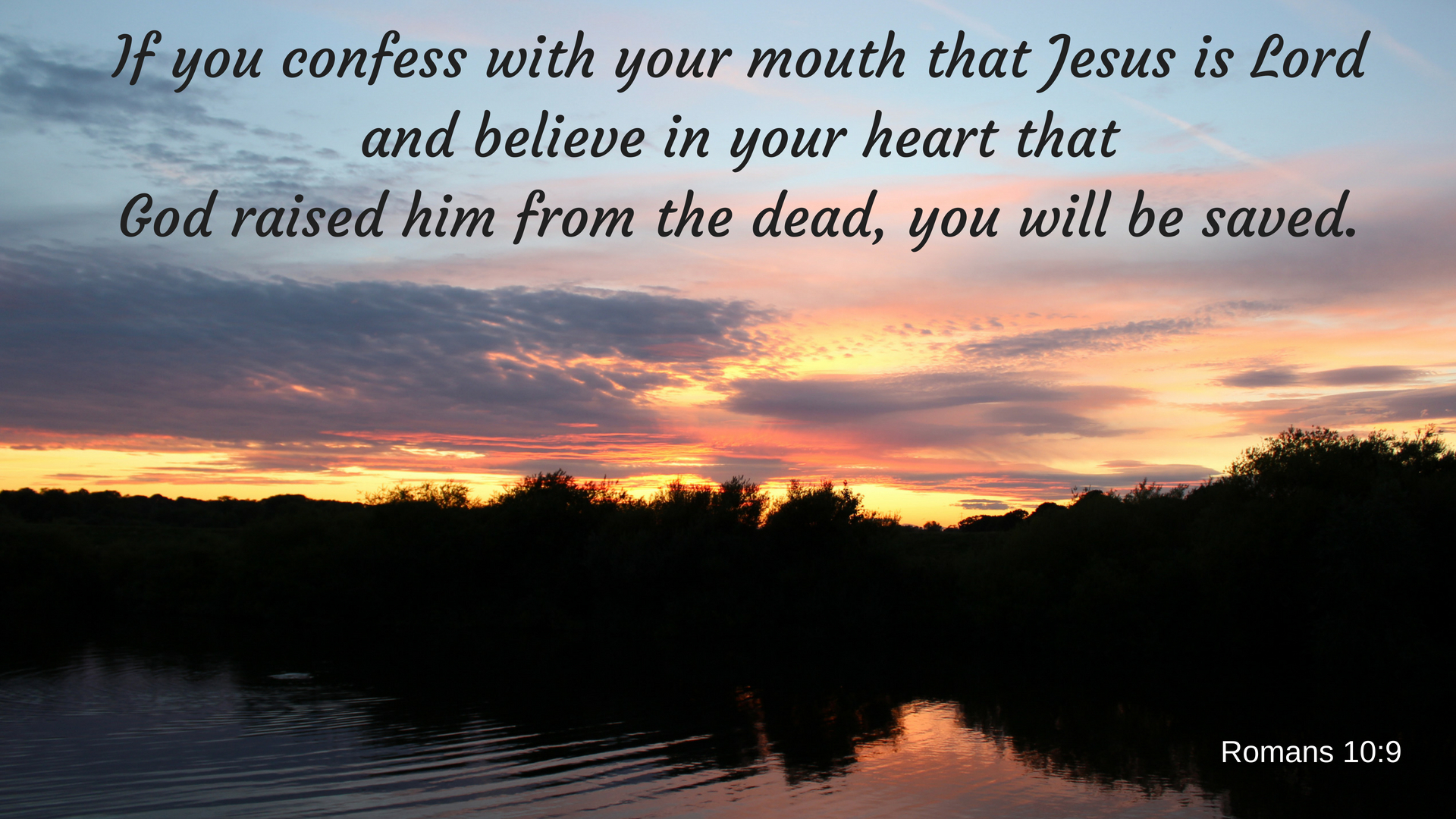 If you confess with your mouth david maby